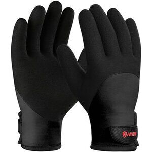 Winter Waterproof Thermal Work Gloves for Men and Women, Full Hand Latex Coated